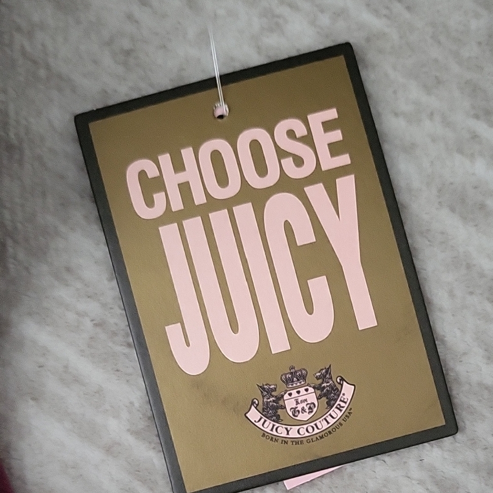 Juicy Couture Rich Burgandy Velour Set - Picture 2 of 6